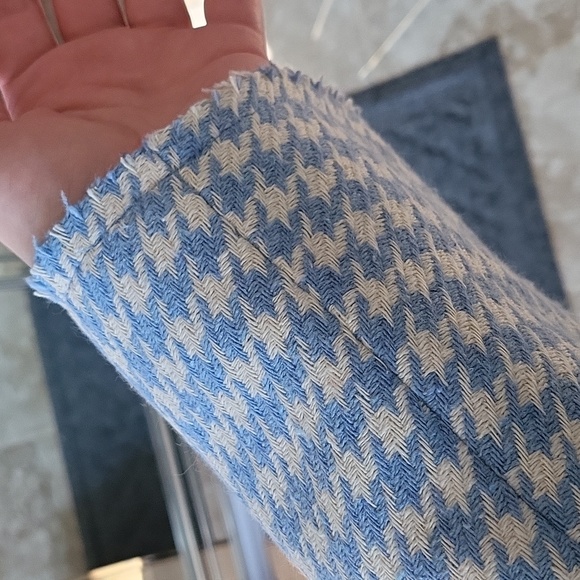 Blue Houndstooth coat - Picture 5 of 10